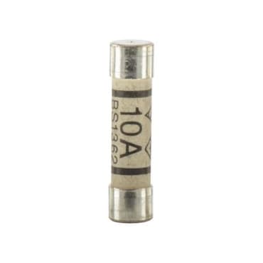 563-520 10 x Ceramic Fuse Fast Acting - 20mm 10A