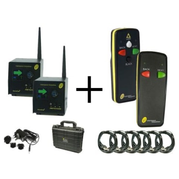 Interspace MC3-S2L3 TFC MicroCue3 L Twin Pro Kit +Case incl 1 x 2-Button Stnd & 1 x 3-Button Laser