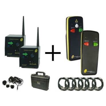 Interspace MC3-S2L2 TFC MicroCue3 L Twin Pro Kit +Case incl 1 x 2-Button Stnd & 1 x 2-Button Laser