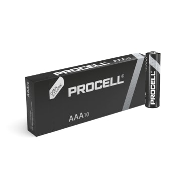 Duracell Procell AAA Batteries ID2400 1.5V Stage Electrics