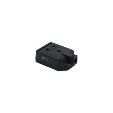 Permaplug ELS13B 13A Plastic Cable Socket - Black