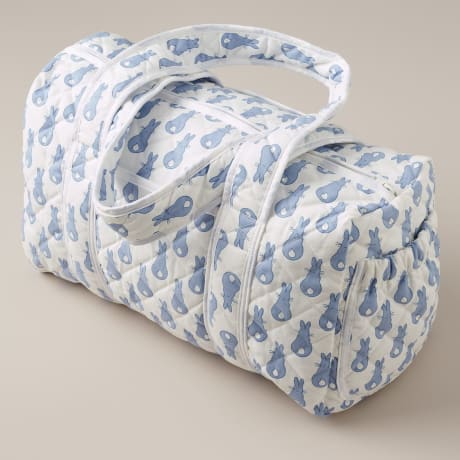 Weekend Changing Bag - Rabbit Trellis / Blue