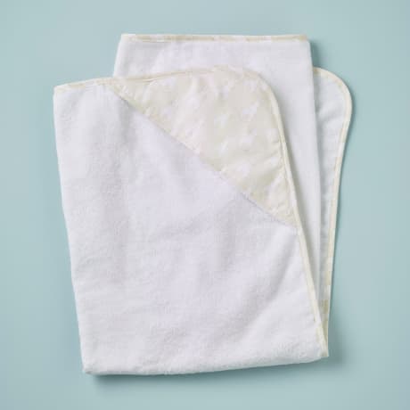 Hooded towel - Rabbit Trellis / Cream