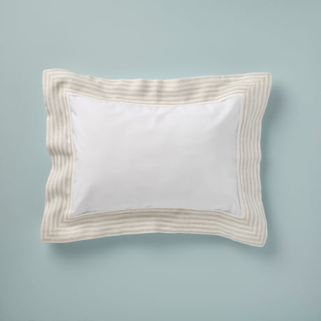 Pillowcase - Linen Stripe / Beige