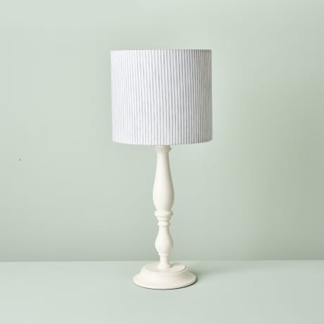 Lampshade - Linen Stripe / Blue