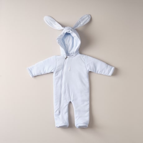 Bunny Pram Suit - Blue