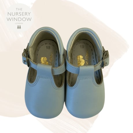 BABY SHOES- T BAR - BLUE