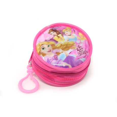 Round Zipped Coin Purse Princess