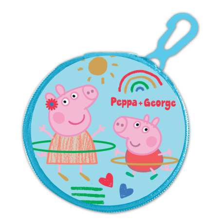 Round Zipped Coin Purse Peppa Pig