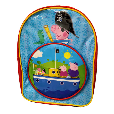 Peppa pig backpack pirate with print damage