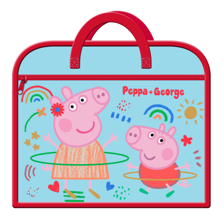 Zipped Book Bag Peppa Pig