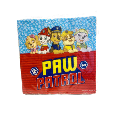 Paw Patrol 12pcs Napkins partyware