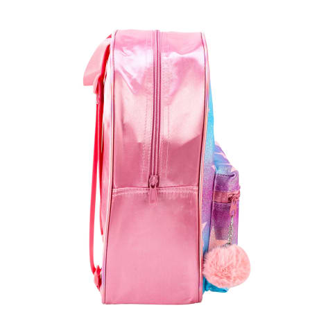 Playtoy Glitter front pocket with satin backpack