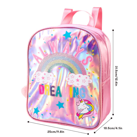 Playtoy Glitter PVC backpack (Always Dreaming)