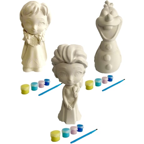 Set of 3 paint your own figurines Frozen