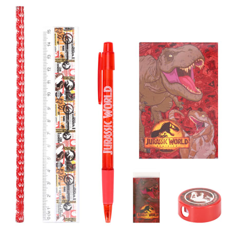 Jurassic Park 6pcs Stationery Set