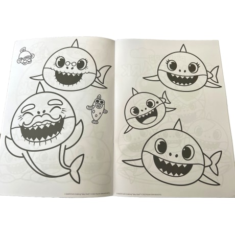 Baby Shark Colouring Book 32page