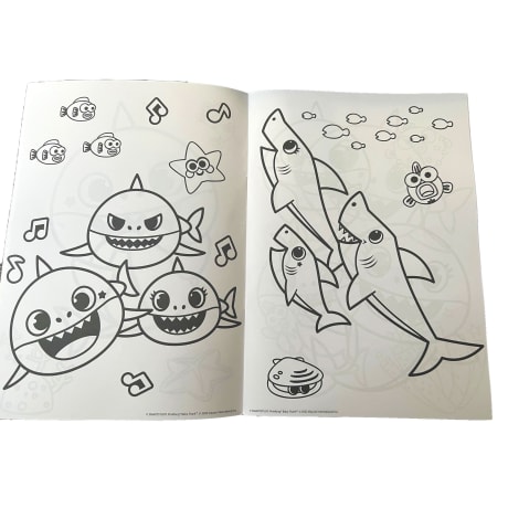 Baby Shark Colouring Book 32page