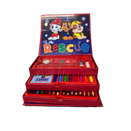 Paw Patrol 52pcs Colouring Case "Tool Box"