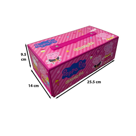 Peppa 52pcs Colouring Case "Tool Box"