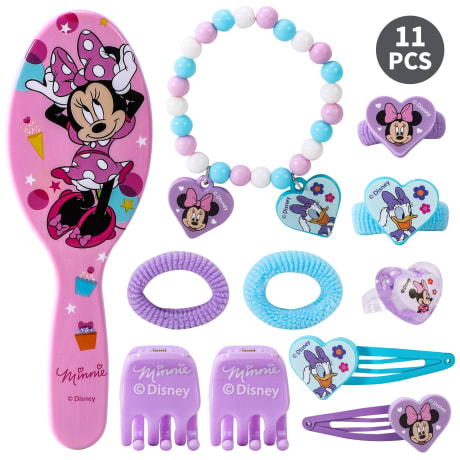 11pcs Hair Beauty Brush Set Minnie