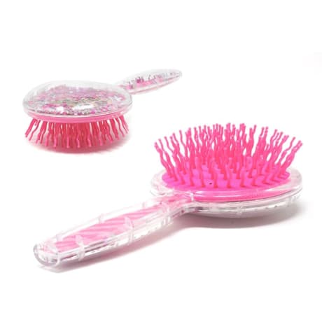 LOL Surprise Hair Brush With Transparent Glitter Side