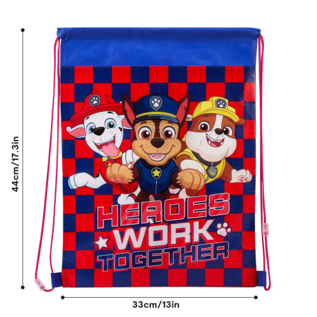 Pull String Shoe Bag Paw Patrol