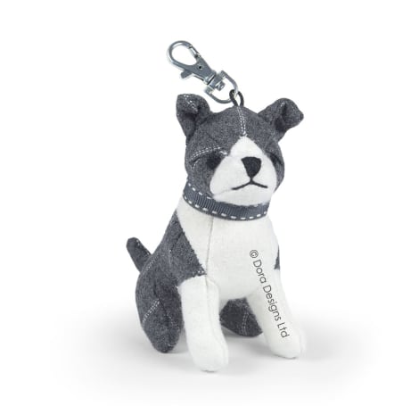 Theo The Staffie Dog Key Ring