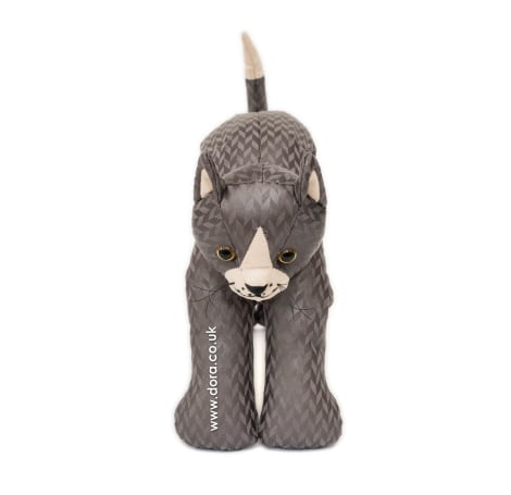 Grey Cat Door Muffler