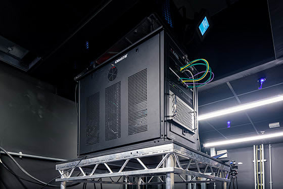 Temporary Projector Platform Using LiteDeck