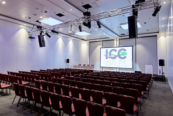 Front of house PA system at ICCW