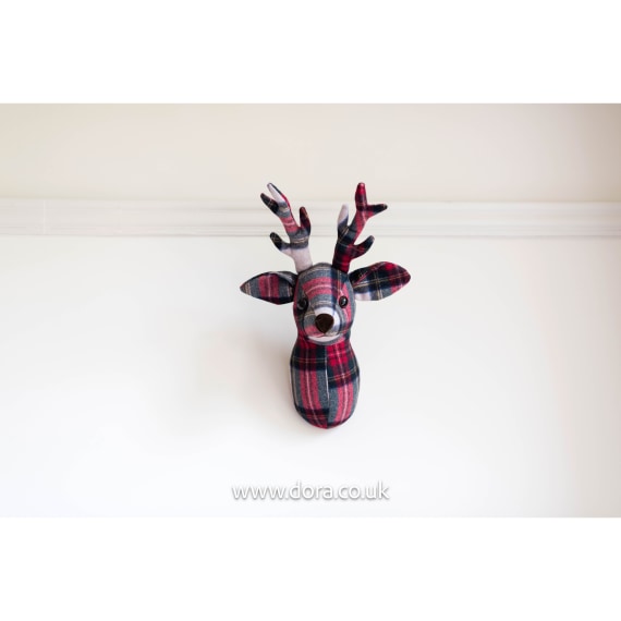 Stag Plaid Trophy Head Deer to Decorate your walls