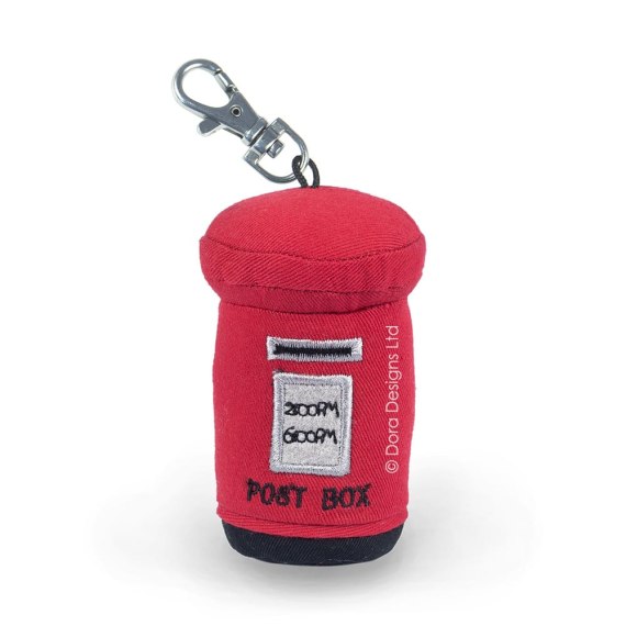 Post Box Key Ring by Dora Designs