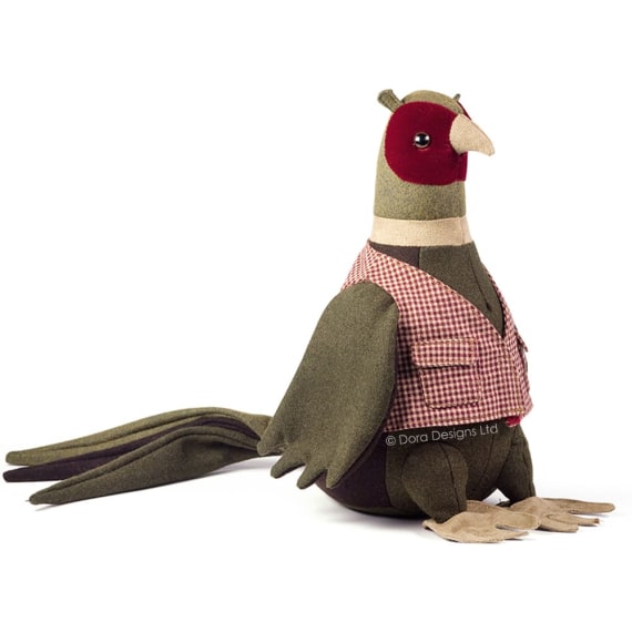 Mr Ringneck Pheasant Doorstop by Dora Designs