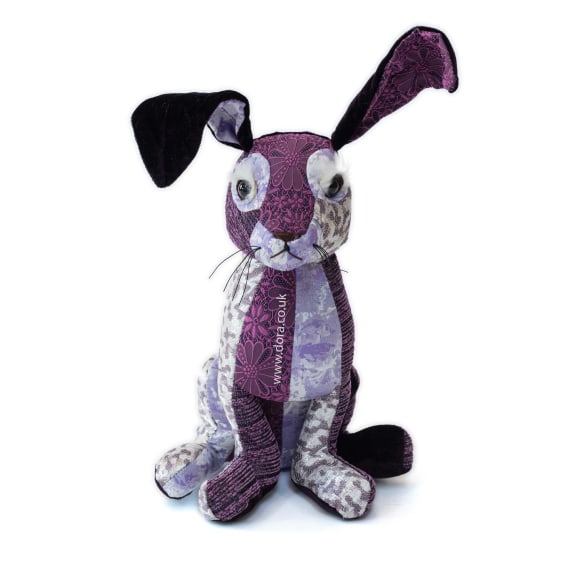 Patchwork Hare Uniquely Different Doorstop