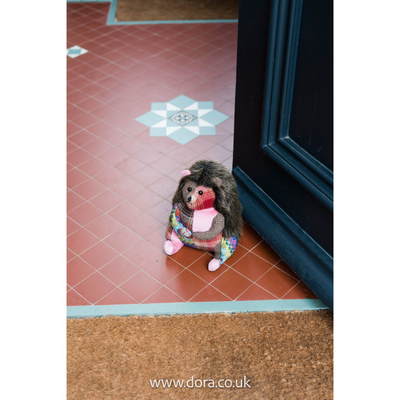 Patchwork Hedgehog Doorstop by Dora Designs