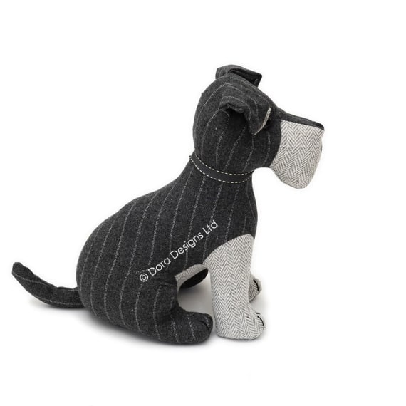 Chester the Schnauzer Dog Doorstop by Dora Designs