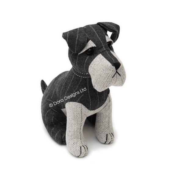 Chester Schnauzer Pet Dog Doorstop by Dora Designs