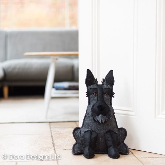 Harris the Scootie Doorstop by Dora Designs