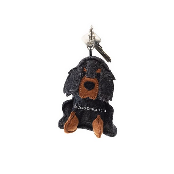 Islay Gordon Setter Key Ring by Dora Designs