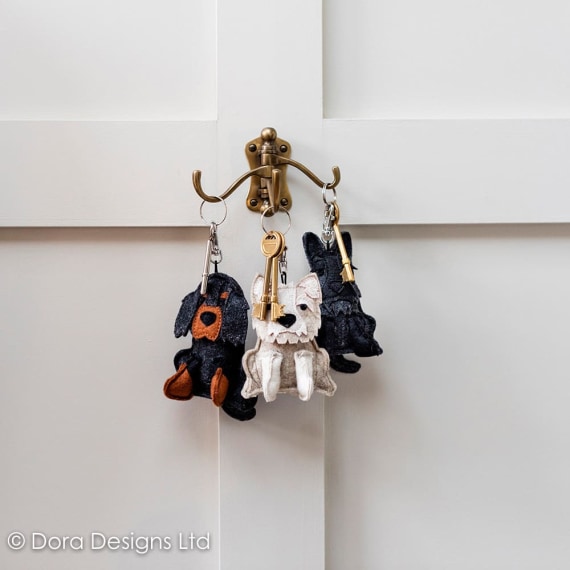 Islay Gordon Setter Key Ring by Dora Designs