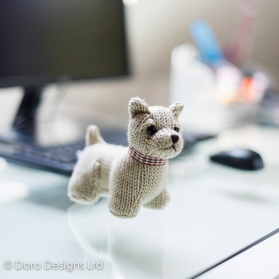 Iona Junior Westie paperweight by Dora Designs