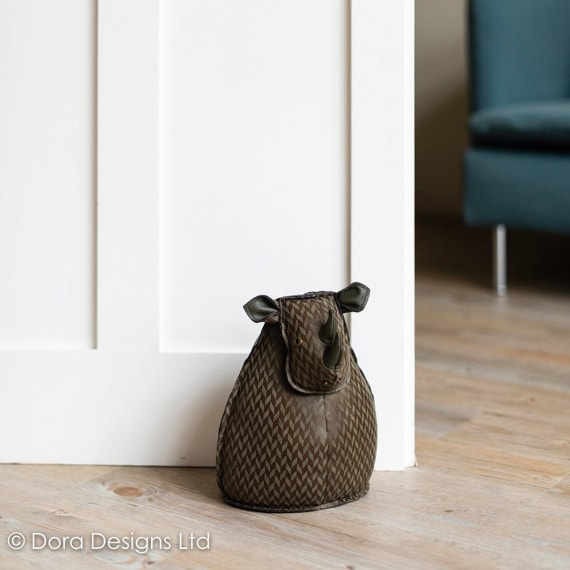 Reginald Rhino Doorstop by Dora Designs