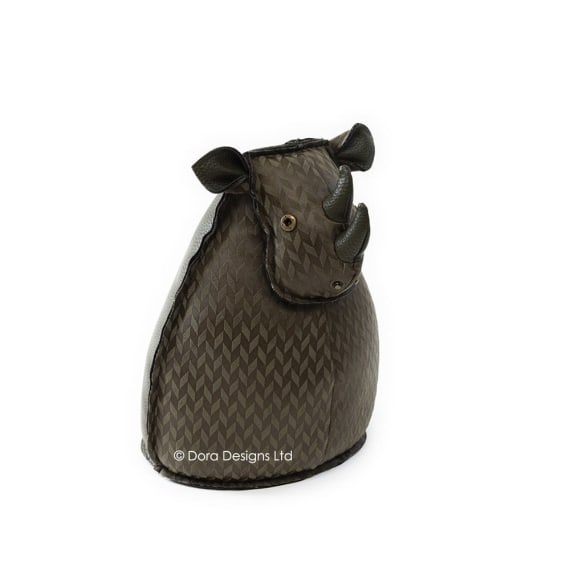 Reginald Rhino Doorstop by Dora Designs