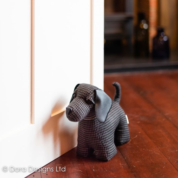 Black Lab Novelty Doorstop by Dora Designs