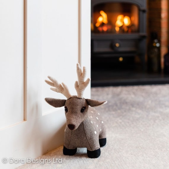 Jolly the Fallow Deer Doorstop by Dora Designs