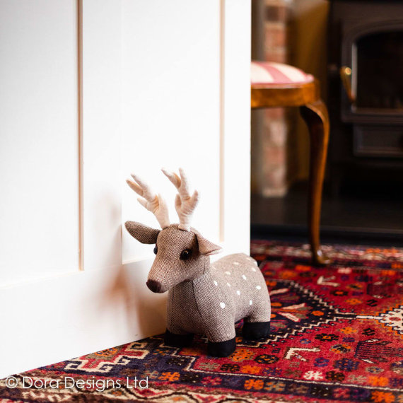 Jolly the Fallow Deer Doorstop by Dora Designs