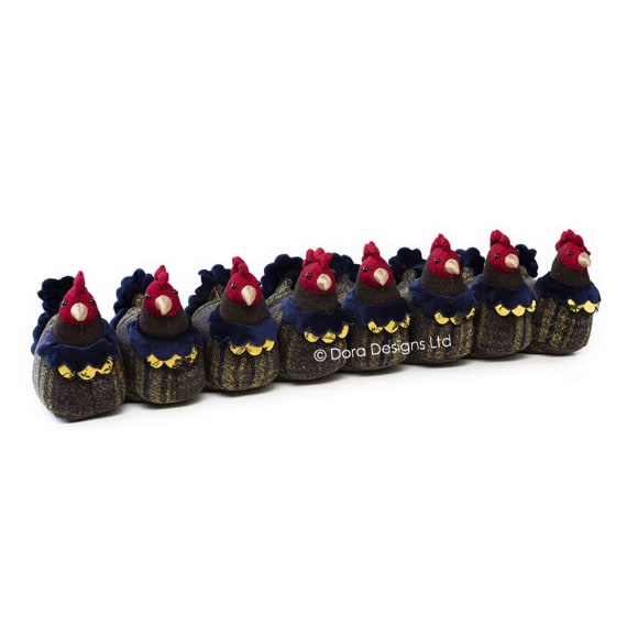 Brooding Hens Draught Excluder by Dora Designs