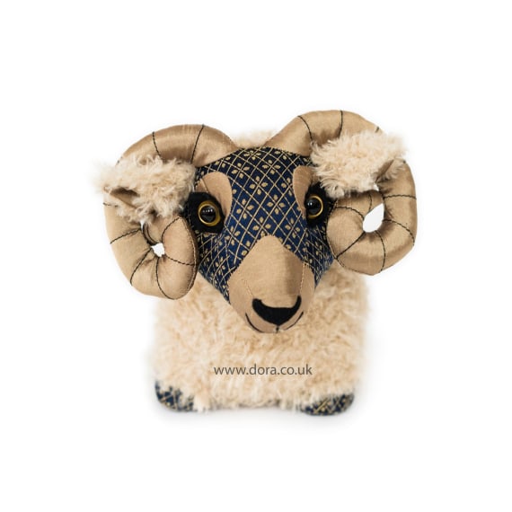 Swaledale Sheep Weighted Doorstop by Dora Designs