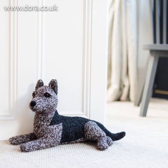 German Shepherd Tasha Doorstop by Dora Designs